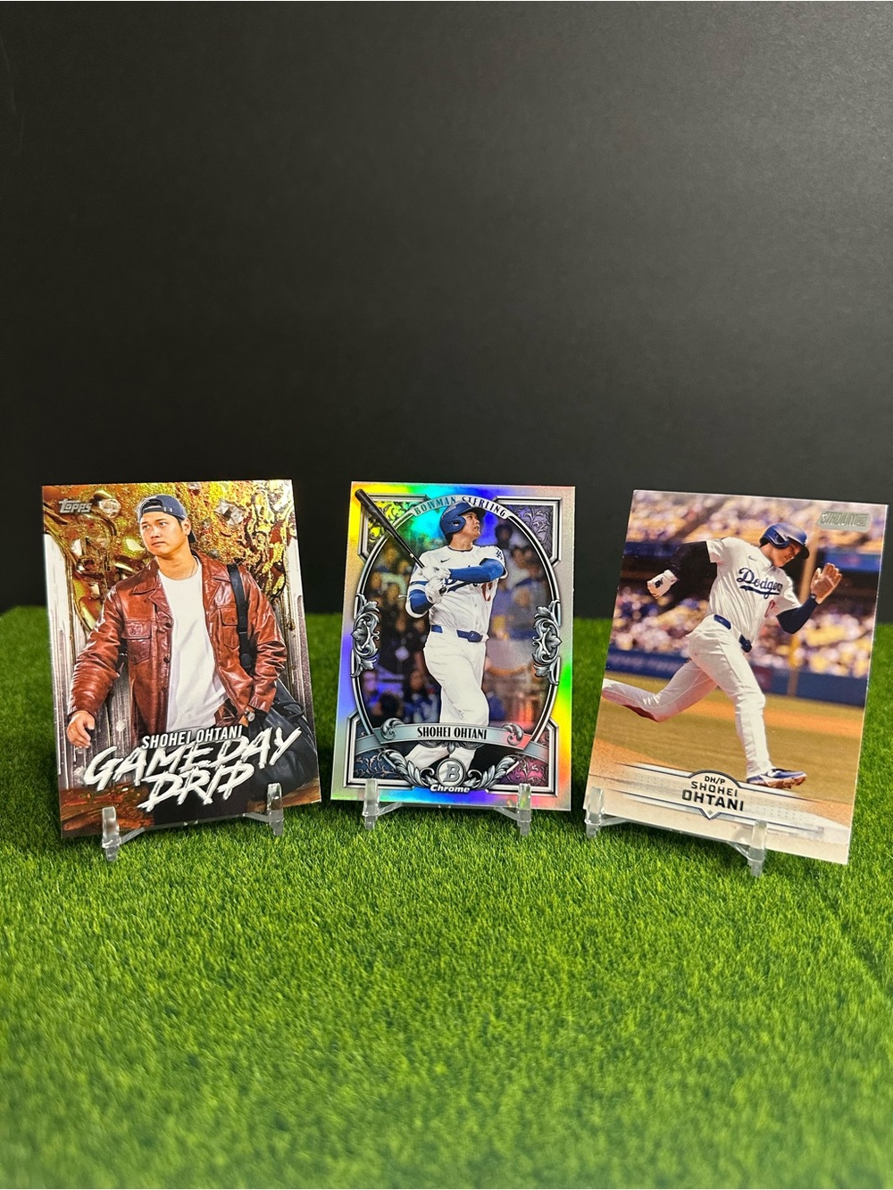 Shohei Ohtani Three Baseball Card Lot (3)